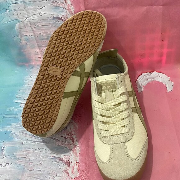 Onitsuka Tiger MEXICO 66 Light Brown Men's Sneakers - Picture 5 of 9